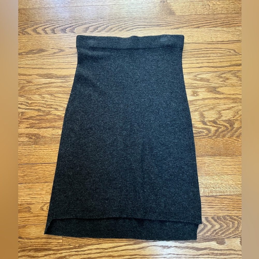 NWOT Madewell Black Knit Sweater Skirt